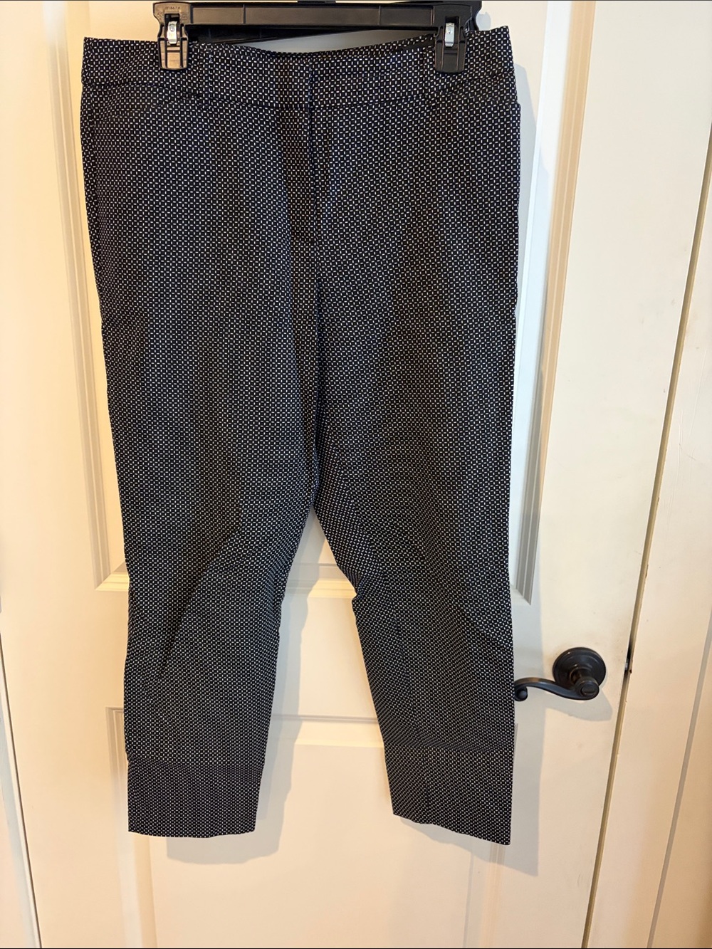 Liz Claiborne Black Microdot Stretch Dress Pants